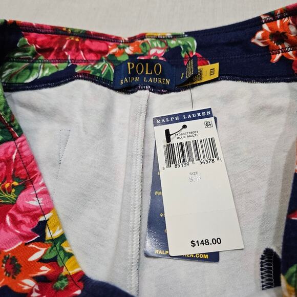 Polo Ralph Lauren Floral Joggers Dark Blue Size Small - Picture 4 of 7